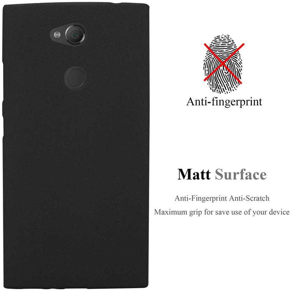 Custodia Compatibile Con Sony Xperia L2 In Frost Nero - Coperchio Protettivo In Silicone Tpu Flessibile - Foto 2
