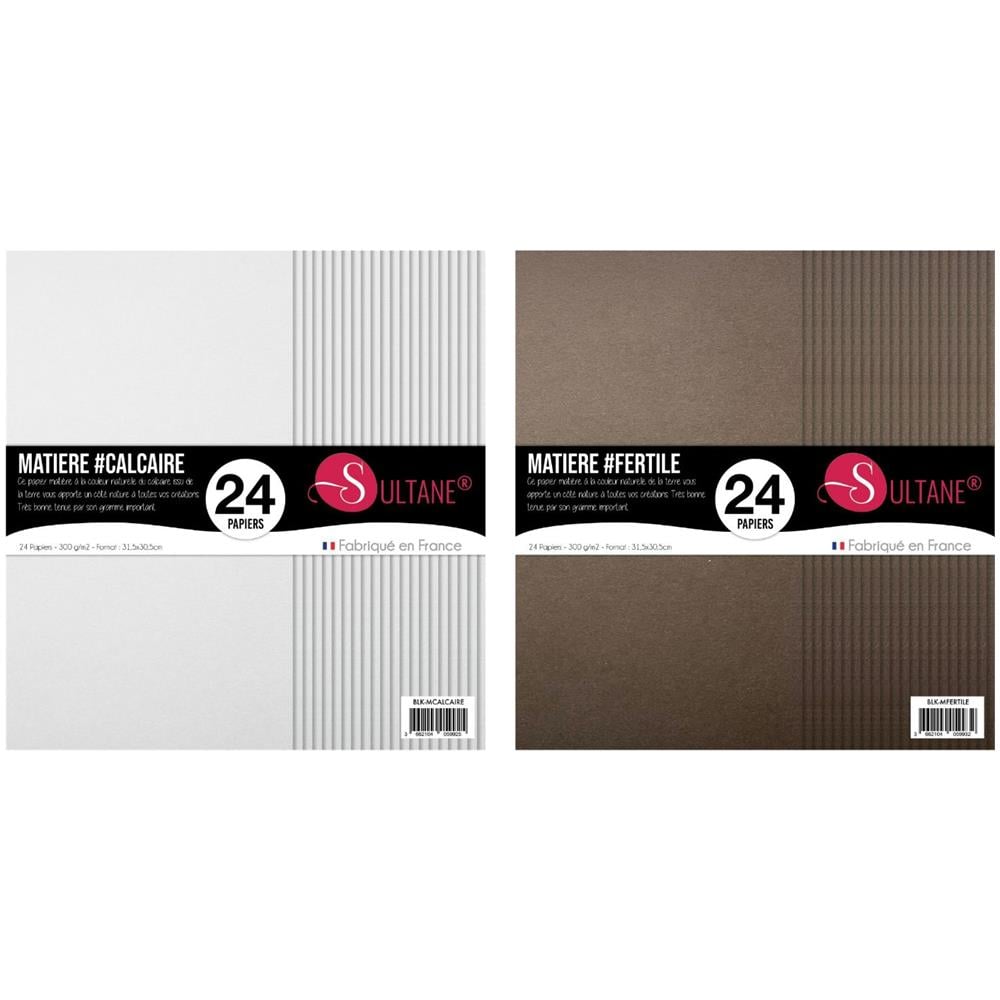 48 Carte Per Scrapbooking Lime + Brown - 300 G / m2 - Foto 1