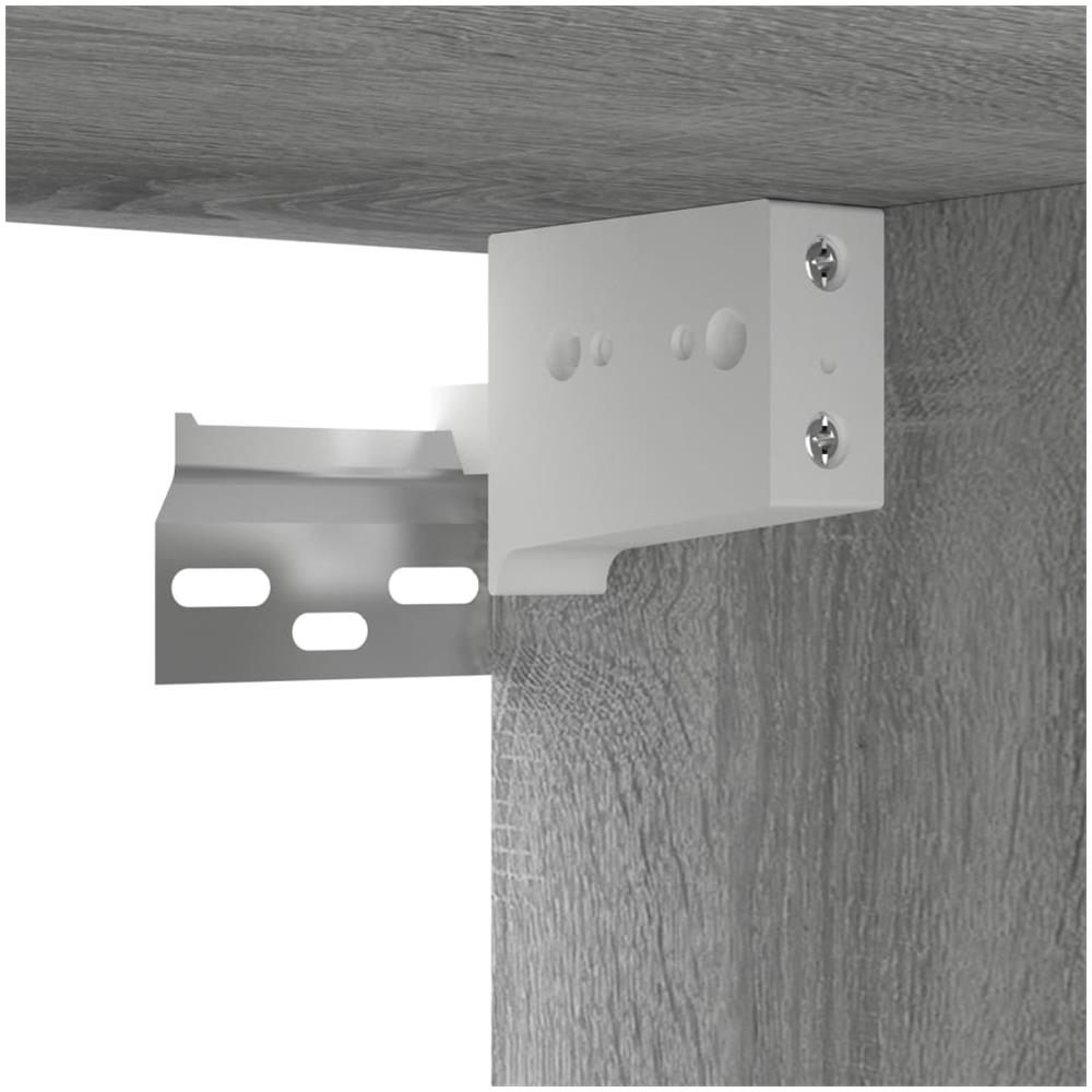 Mobili Tv Pensili Grigio Sonoma 2 Pz 60x30x30 Legno Multistrato - Foto 7