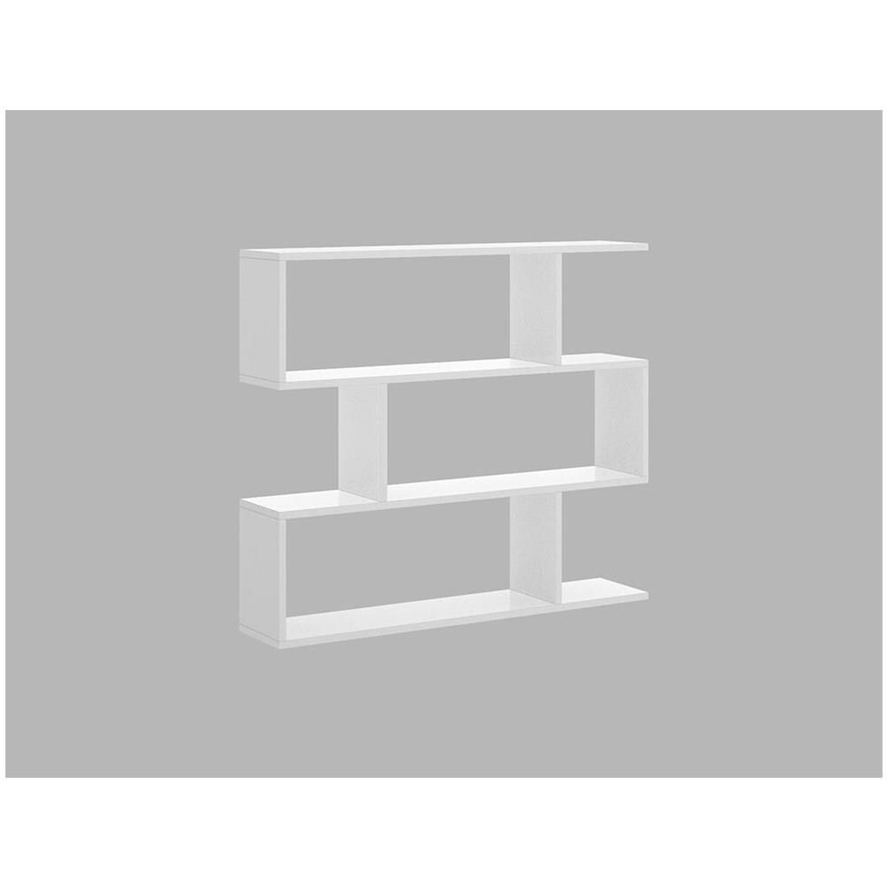 Scaffale Basso Tomini - 3 Riquadri - Colore: Bianco - Foto 2