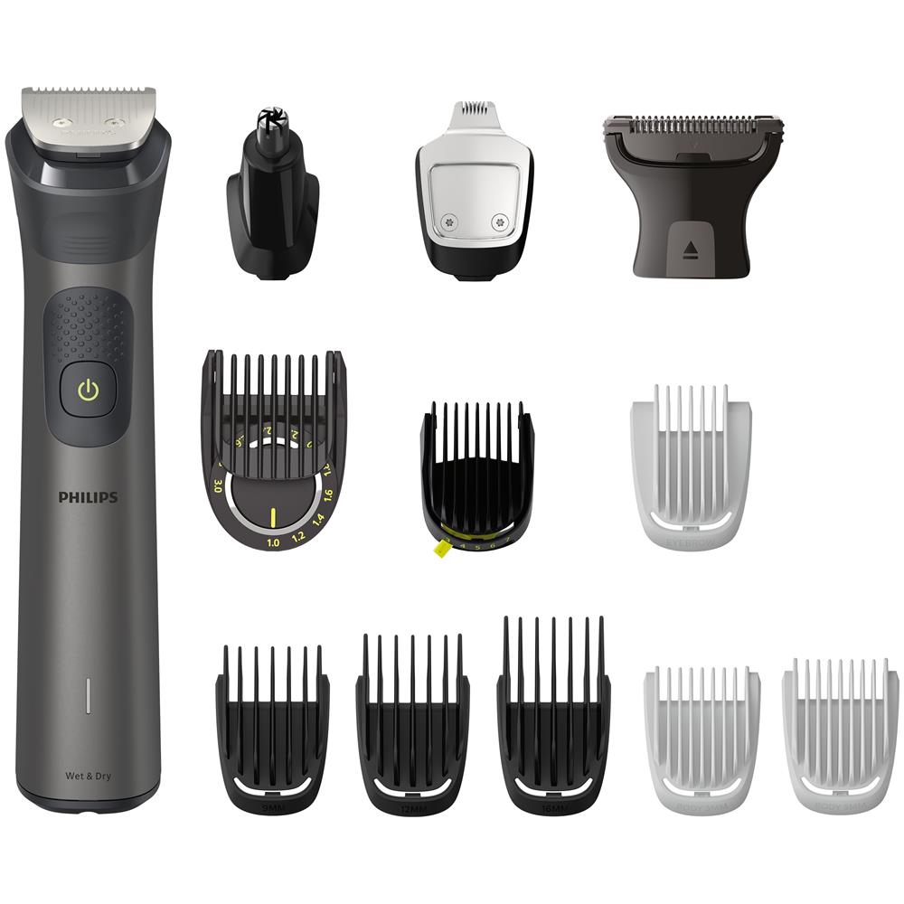 All-in-One Trimmer MG7920/15 Serie 7000 Kit per lo Styling Rifinitore Wet & Dry con 13 Accessori - Grigio - Foto 1