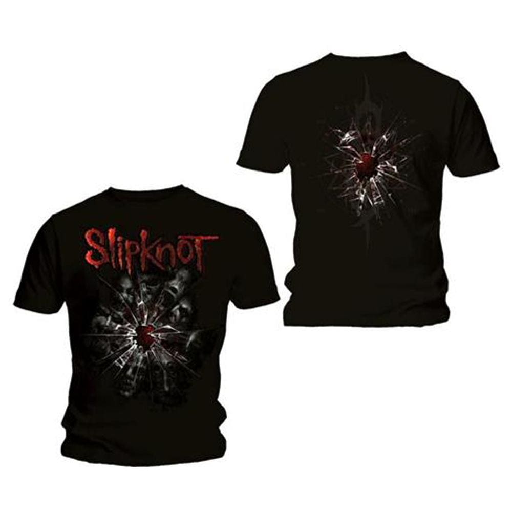Slipknot - Back Print Shattered Black (T-Shirt Unisex Tg. L)  - Foto 1