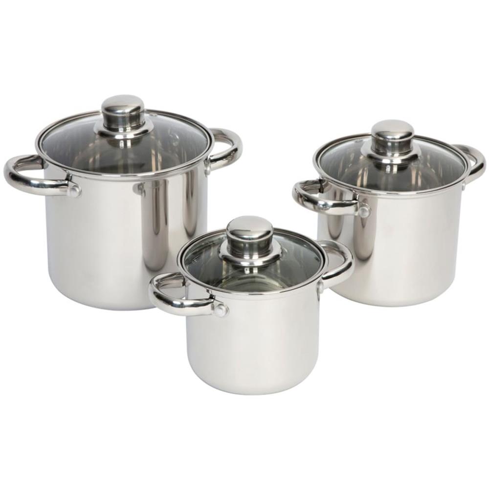 3 Pz Set Pentole Da Cucina Royal Plus 1,3/2/3 L 2100940 - Foto 1