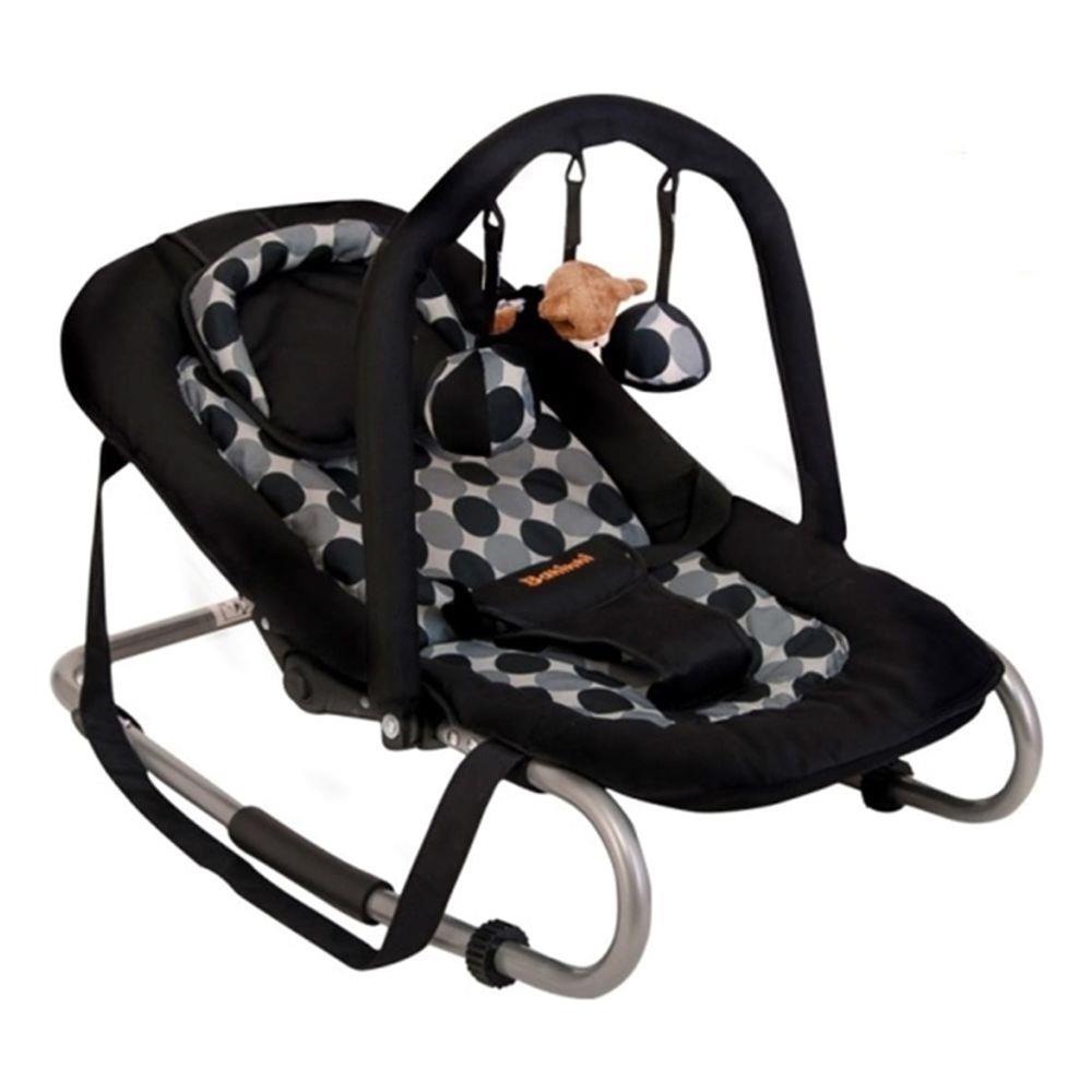 Sdraietta Bimbi Relax Classic Nera Con Cerchi Bnbo002-blst - Foto 1