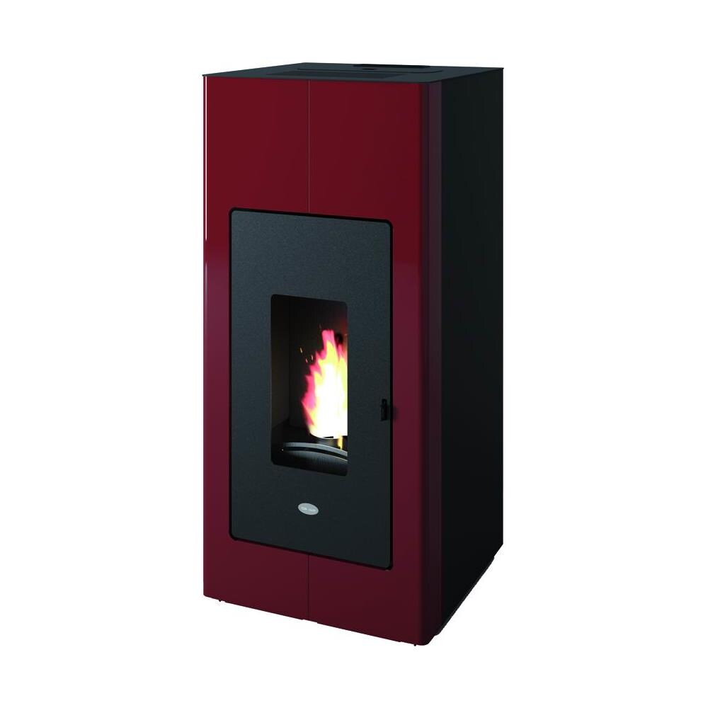 Stufe Punto Fuoco Pellet Ilaria Hydro 17,5kw Rosso - Foto 1