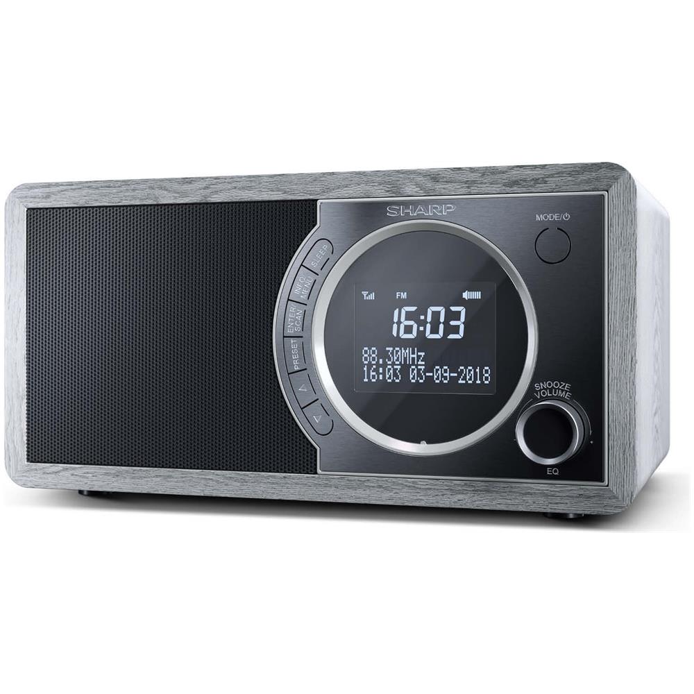 DR-450 (GR) radio Orologio Grigio - Foto 1