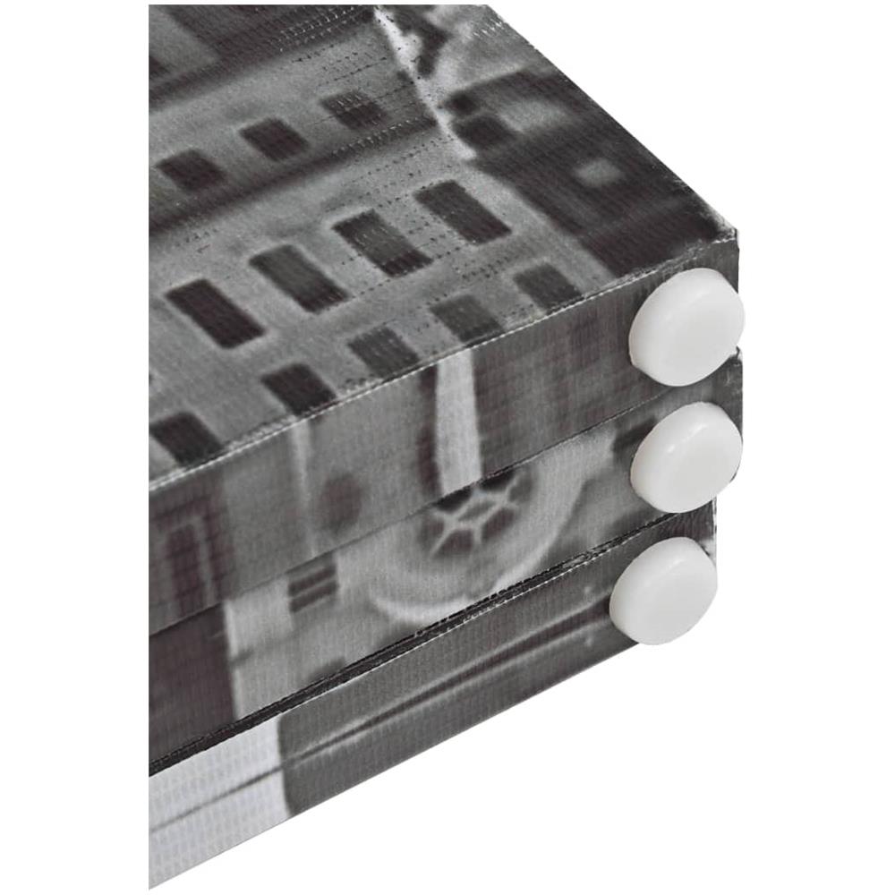 Paravento Pieghevole 200x170 cm Stampa New York Bianco e Nero - Foto 5