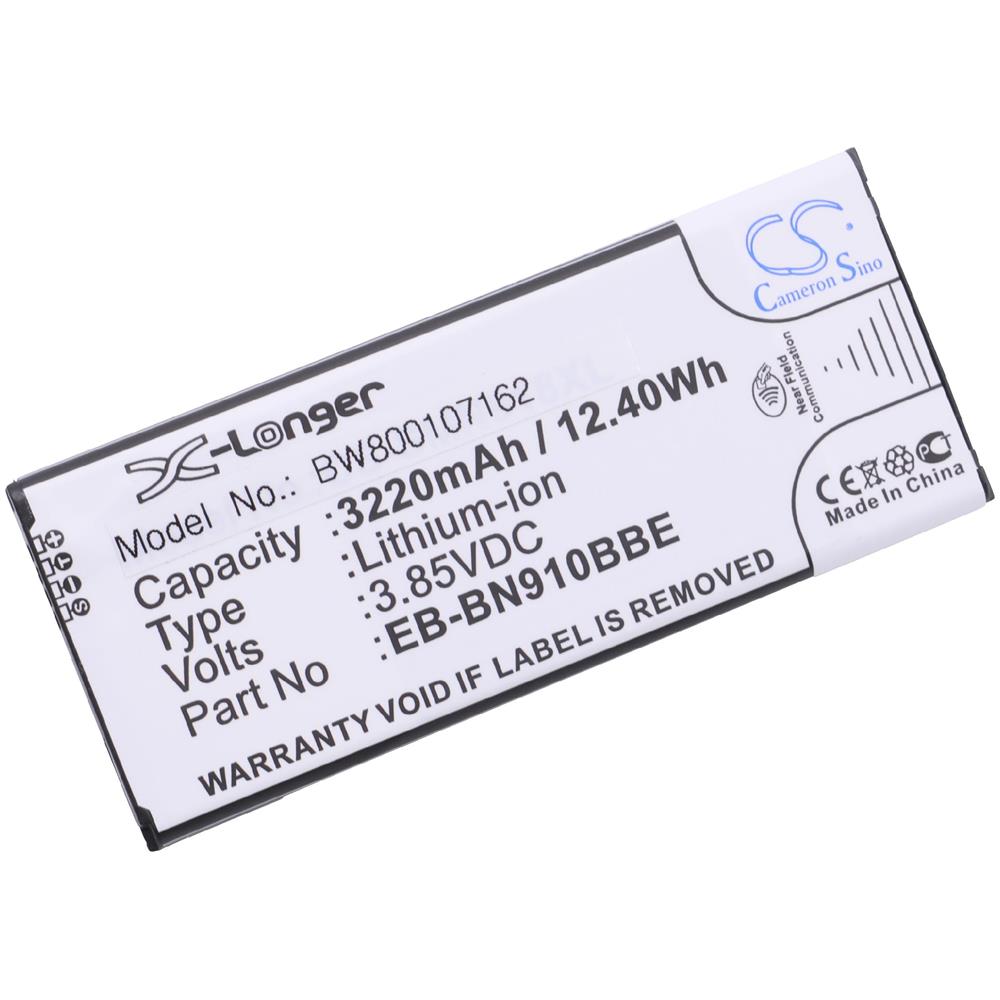 Li-ioni Batteria Con Nfc 3220mah (3.85v) Per Netbook Pad Tab Tablet Samsung Sm-n910u, Sm-n910v, Sm-n910w8 Come Eb-bn910bbe. - Foto 1