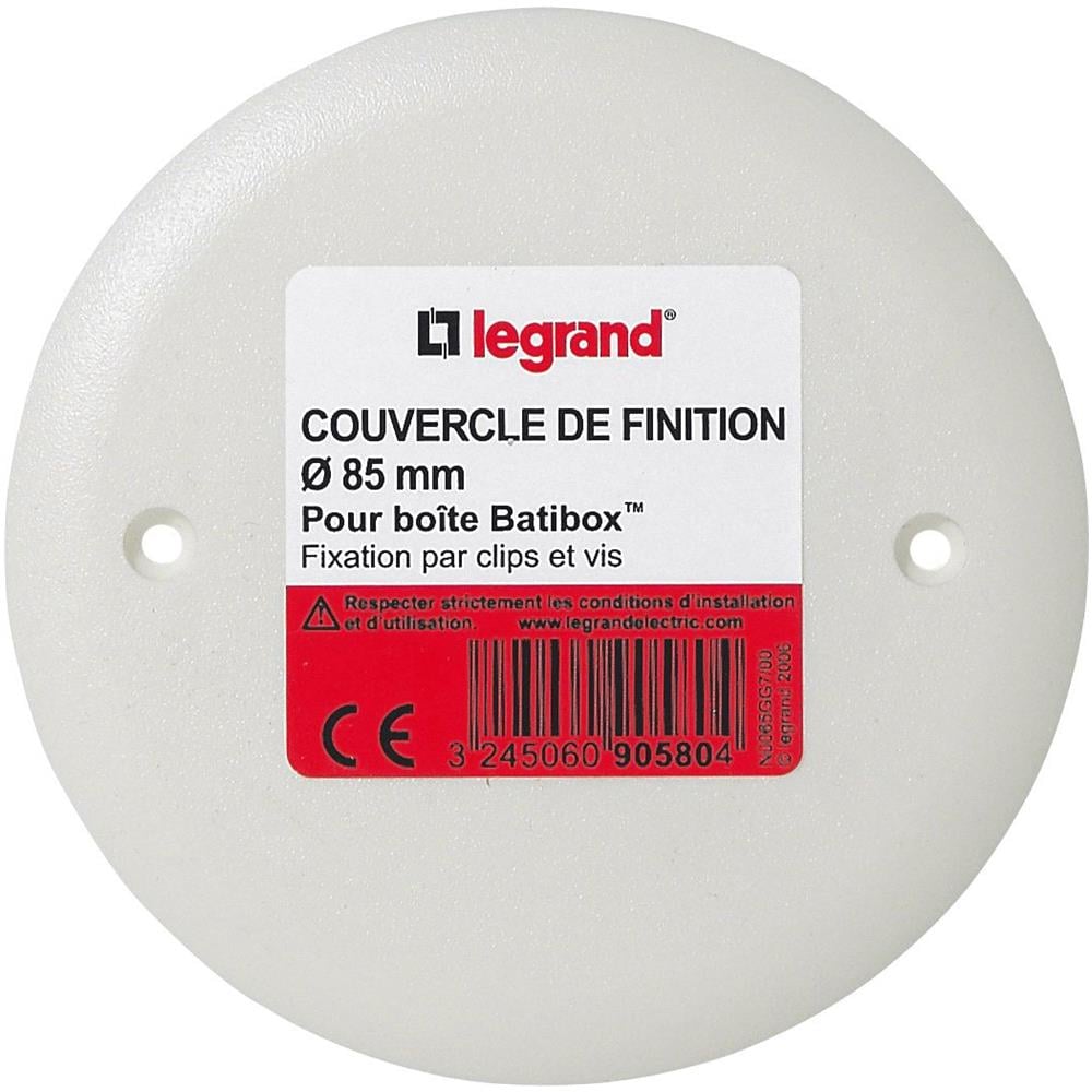 Leg90580 - Coperchio Per Scatola Da Incasso Rotonda, Diametro 85 Mm - Foto 1