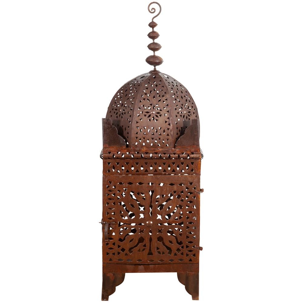 Lanterna In Ferro Battuto Traforato - Foto 2