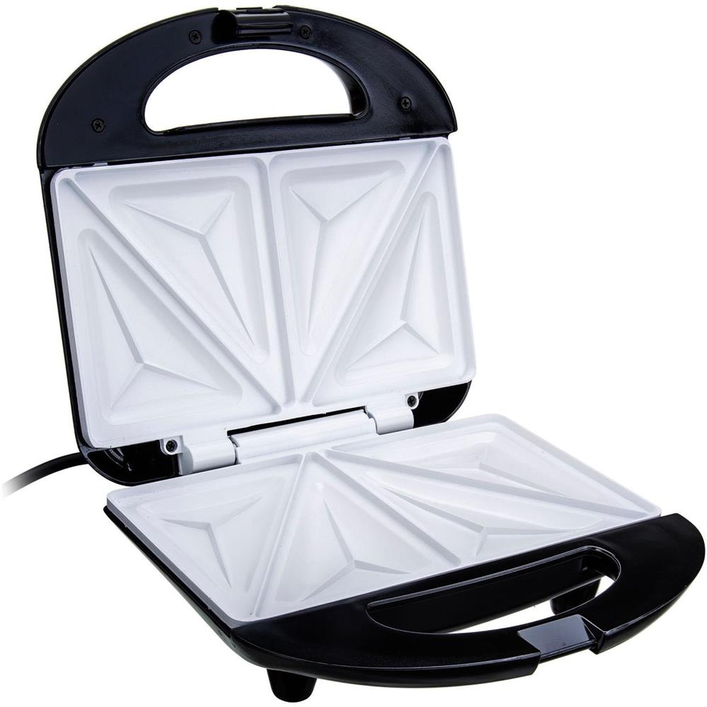 Sandwich Maker Cr 3018 850 W, Numero Di Piatti 1, Numero Di Pasticcini 2, Rivestimento In Ceramica, Nero - Foto 2