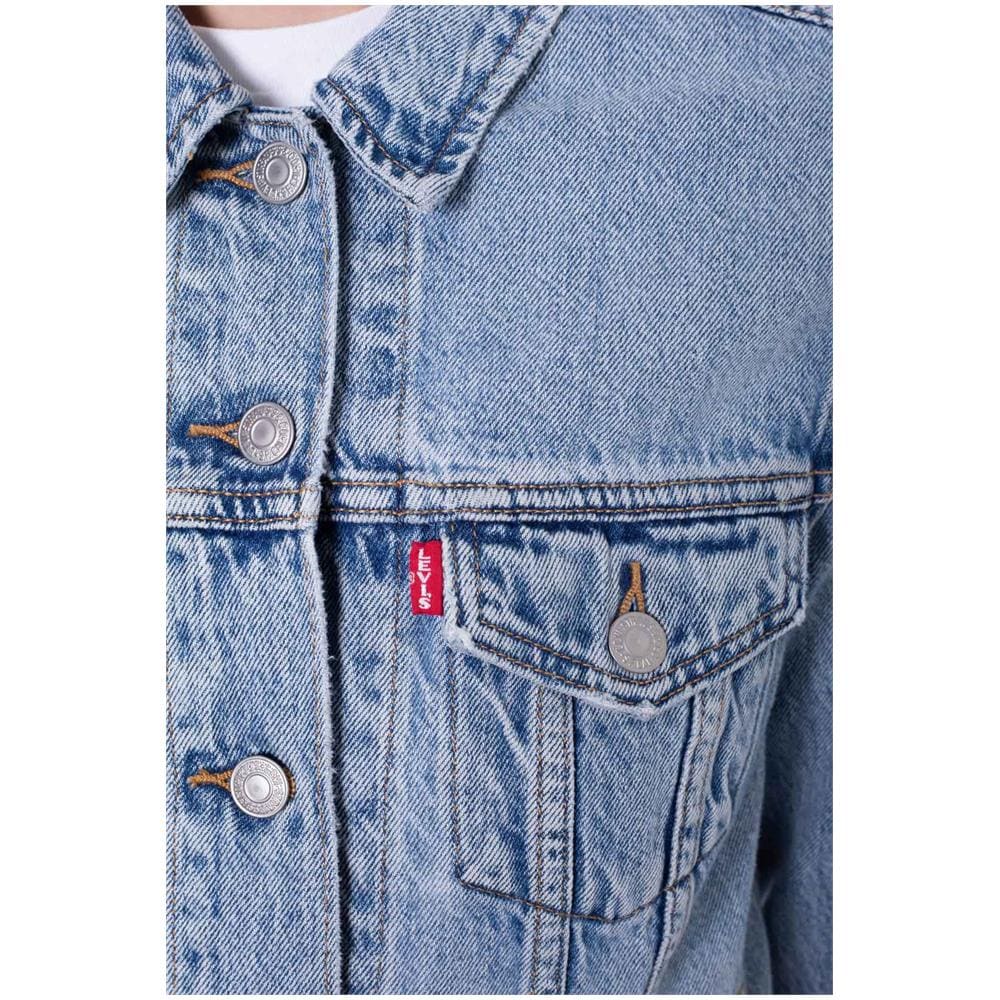 Giacca Donna Trucker In Denim - Foto 4