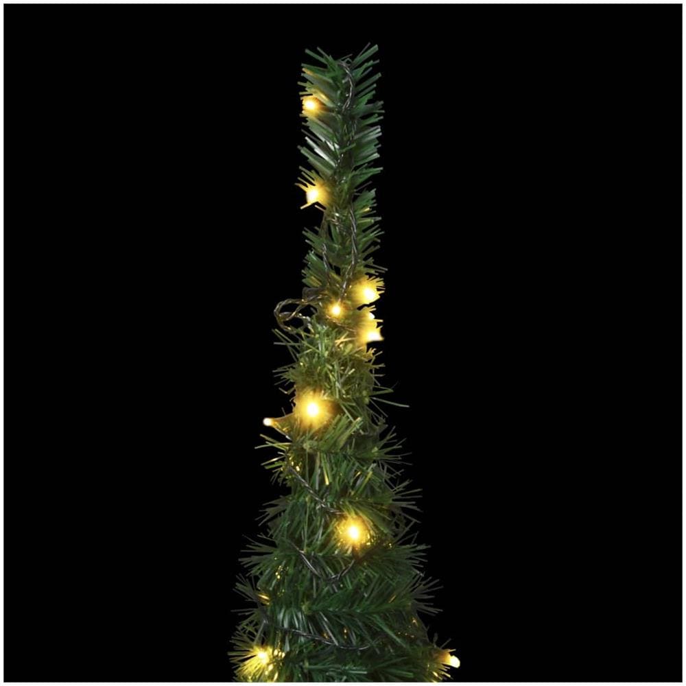 Albero di Natale Artificiale Apribile Preilluminato Verde 180cm - Foto 3