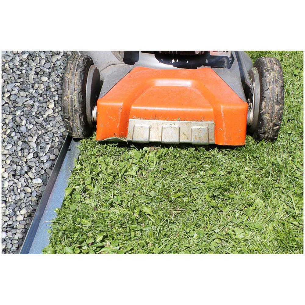 Bordure Per Aiuole Con Passaruota Con Morsetto 9.5cm X 120cm | Aiuole Giardino | Cordoli Per Aiuole - Foto 2