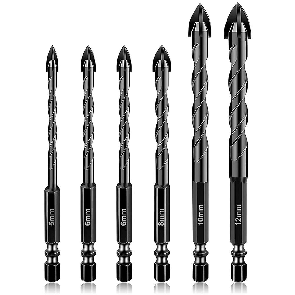 10 Pz Punta Da Trapano, Punta In Uratura In Carburo Di Tungsteno Set - Foto 6