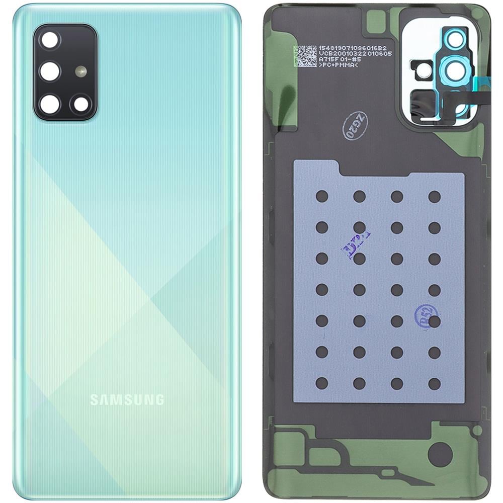 Copri Batteria Galaxy A71 Facciata Posteriore Originale Prism Crush Blue - Foto 1