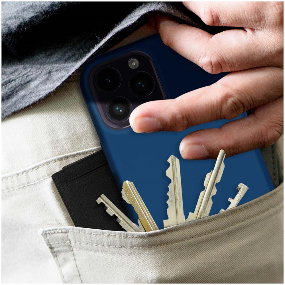 Cover Per Iphone 14 Pro In Silicone Semi-rigido Soft-touch Azzurra - Foto 5