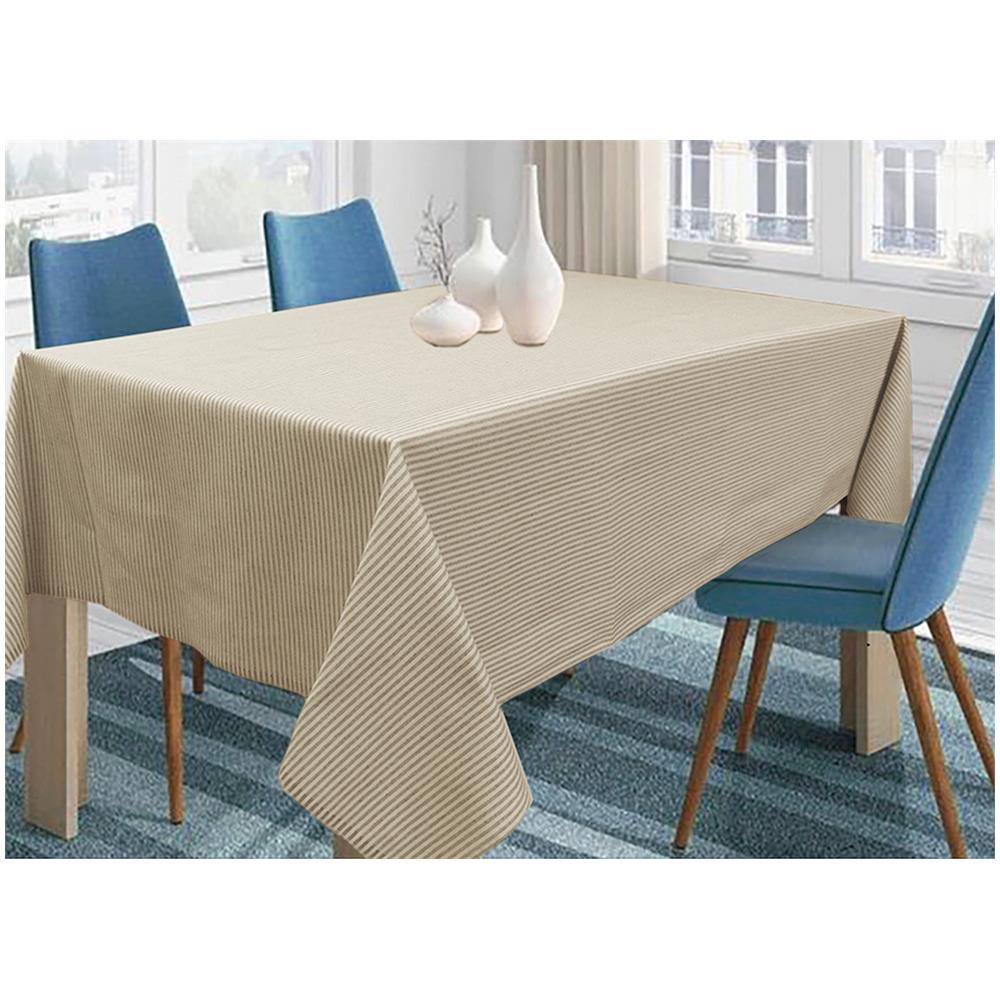 Tovaglia Per Salotto Cucina In Miros Misto Cotone Made In Italy Millerighe Rp 50x150 Beige - Foto 1