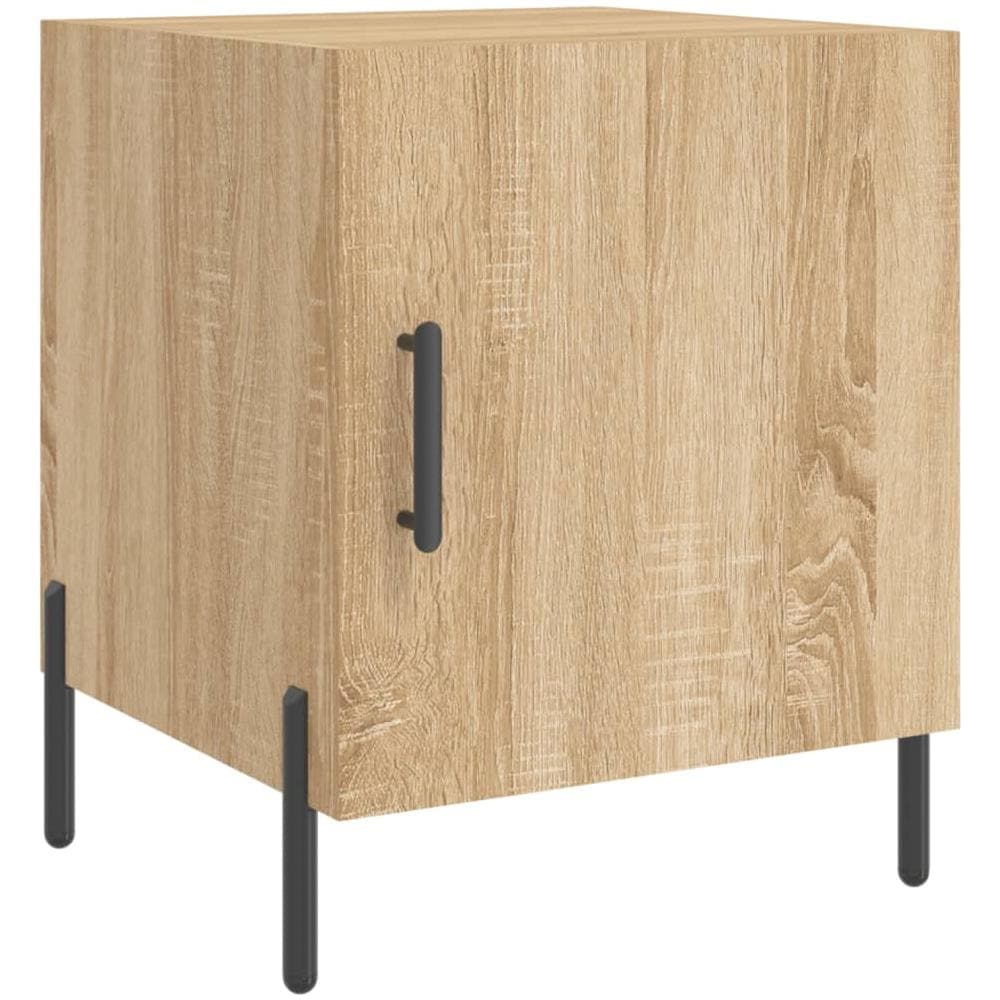 Comodino Rovere Sonoma 40x40x50 Cm In Legno Multistrato - Foto 2