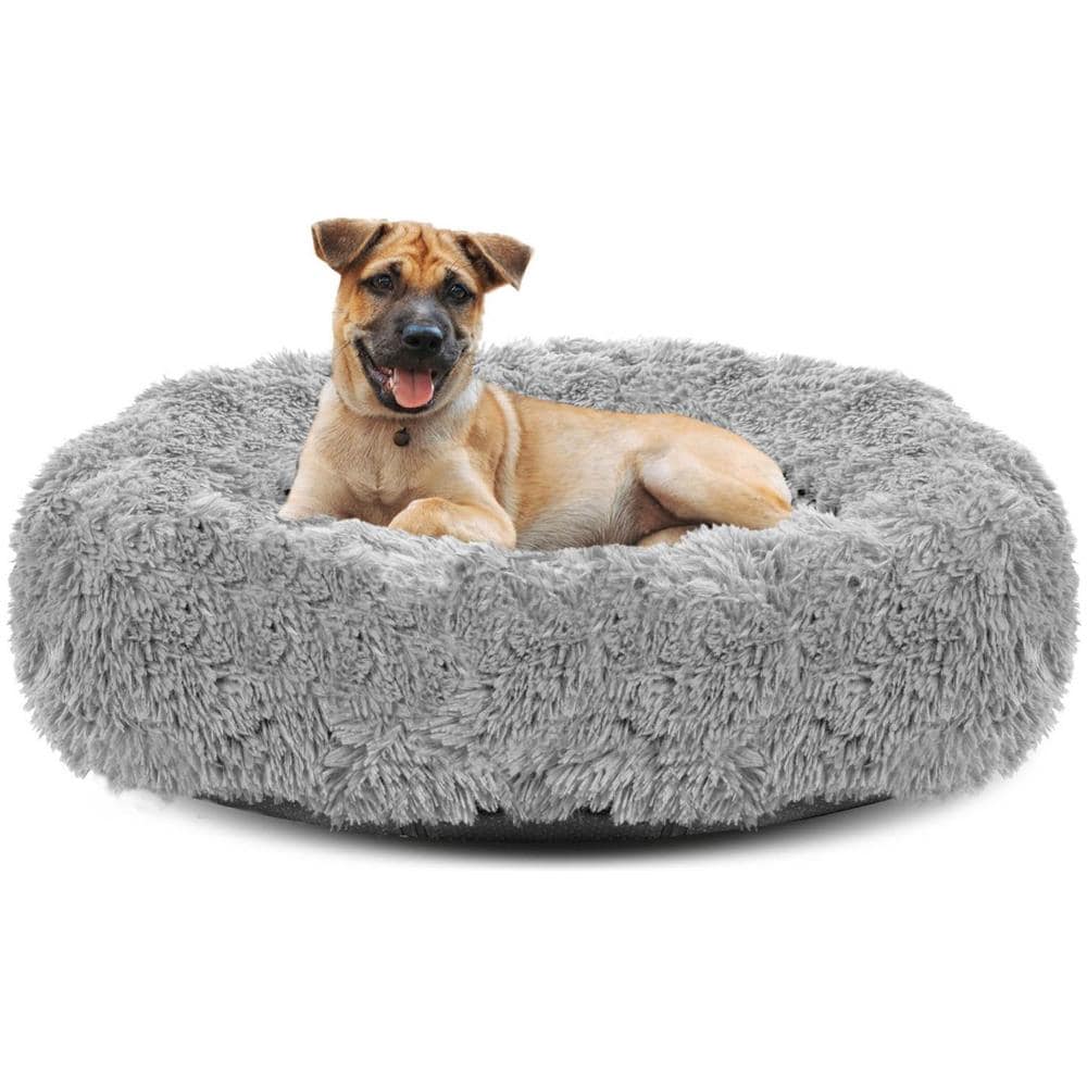 Letto per cani Shaggy XXL grigio chiaro da 120 cm - Foto 1