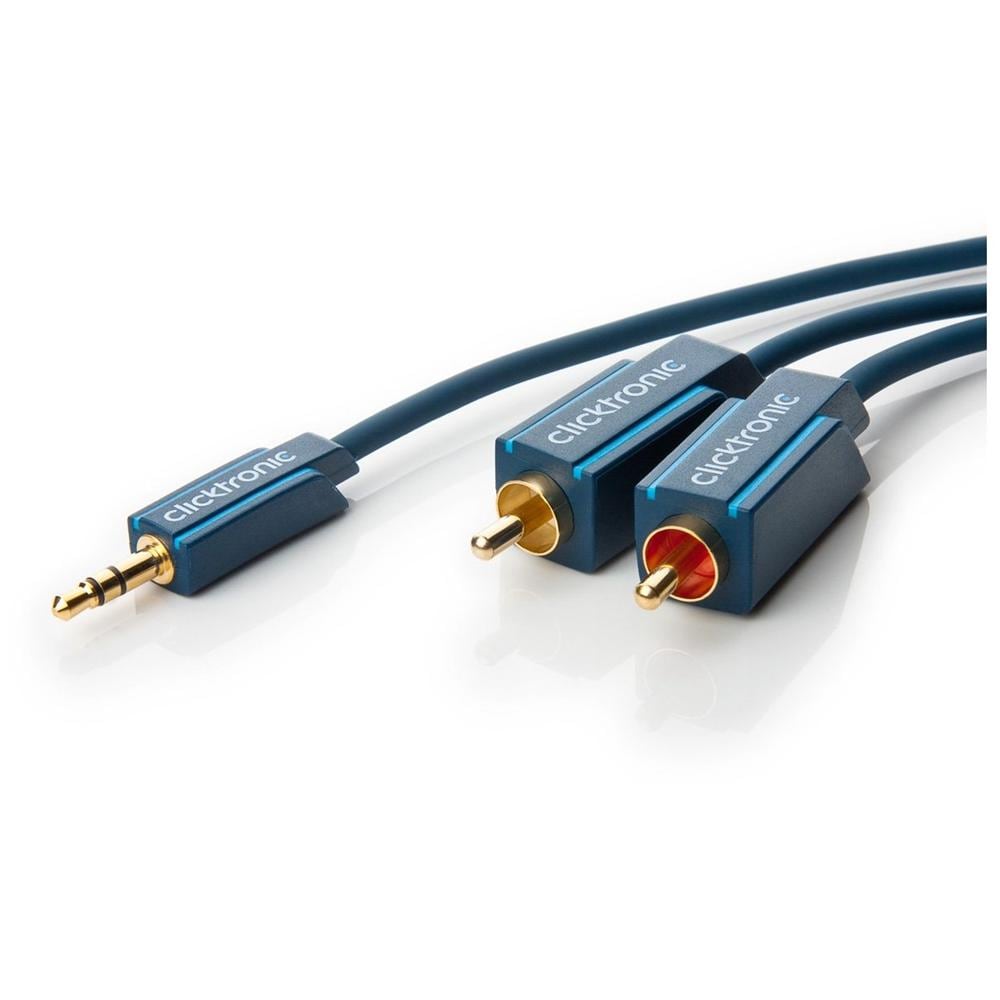 ICOC CLC-JR-020 - Cavo audio per lettore MP3 / iPod / Smartphone 1x3.5mm stereo / 2xRCA 2 m - Foto 2