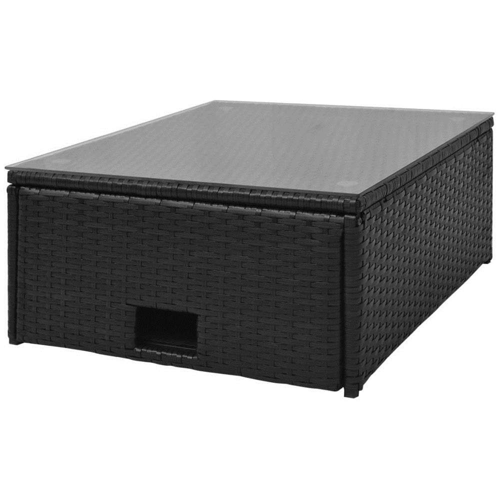 Set Divani Da Giardino 12 Pz In Polirattan Modulare Nero - Foto 7