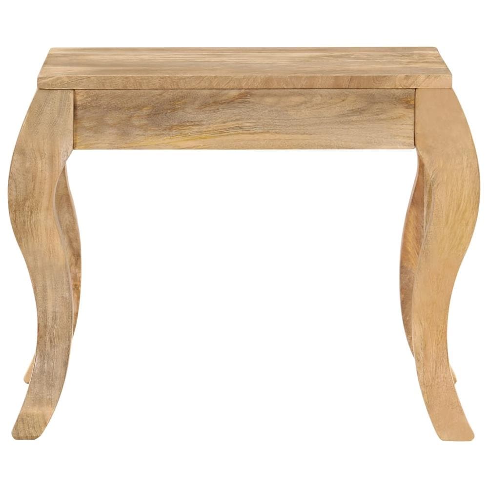Tavolino Da Salotto In Legno Massello Di Mango 45x45x40cm - Foto 2