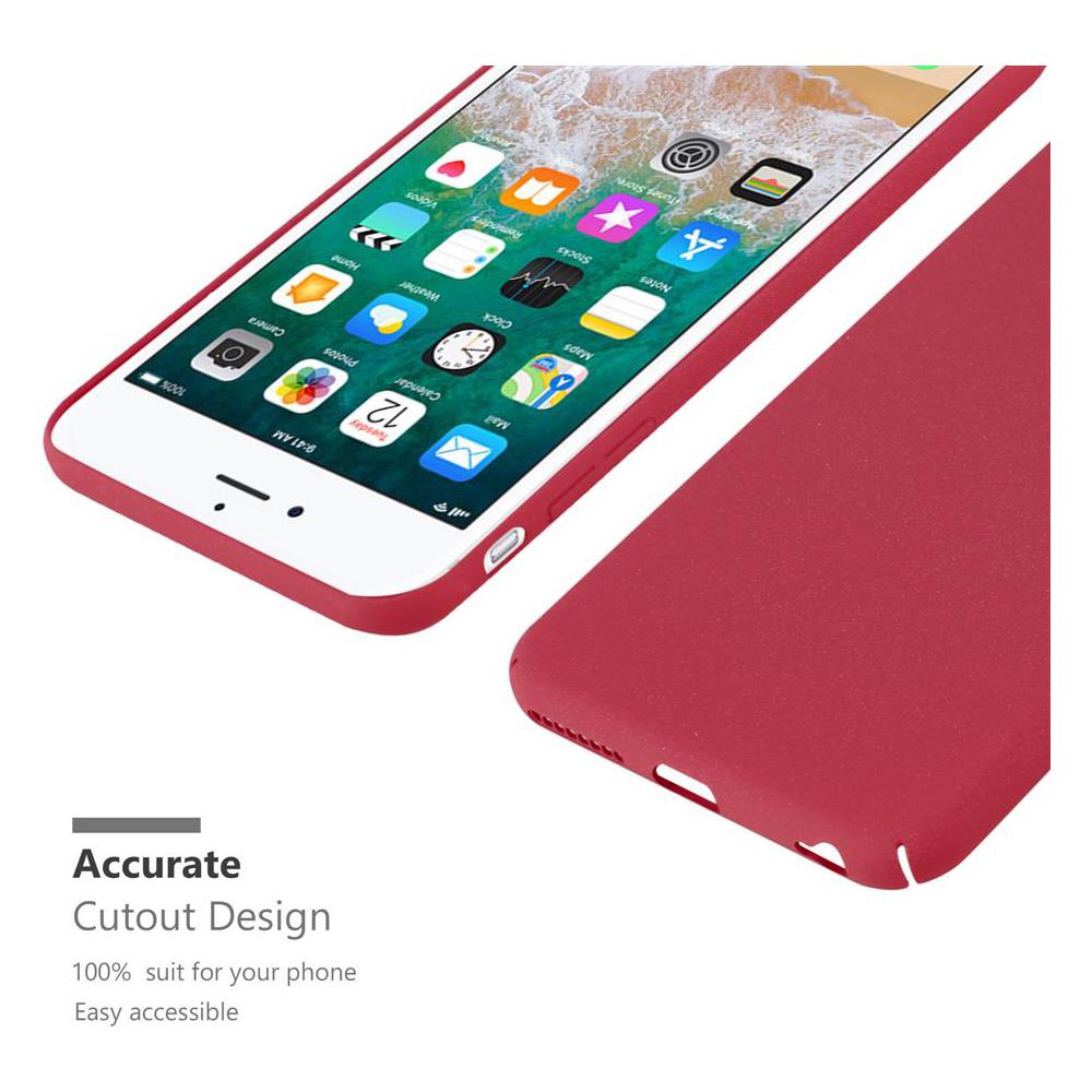 Cadorabo Custodia Compatibile Con Apple Iphone 6 Plus / Iphone 6s Plus In Frosty Rosso - Hard Case Coperchio Protettivo In Frosted Look Contro I Graffi E Gli Urti - Foto 6