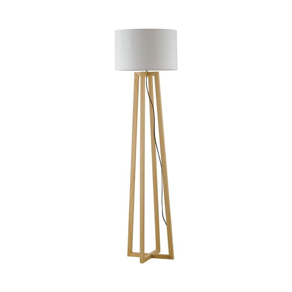 Piantana Lampada Da Terra Berry Ciliegio 1xe27 35x165cm - Foto 2