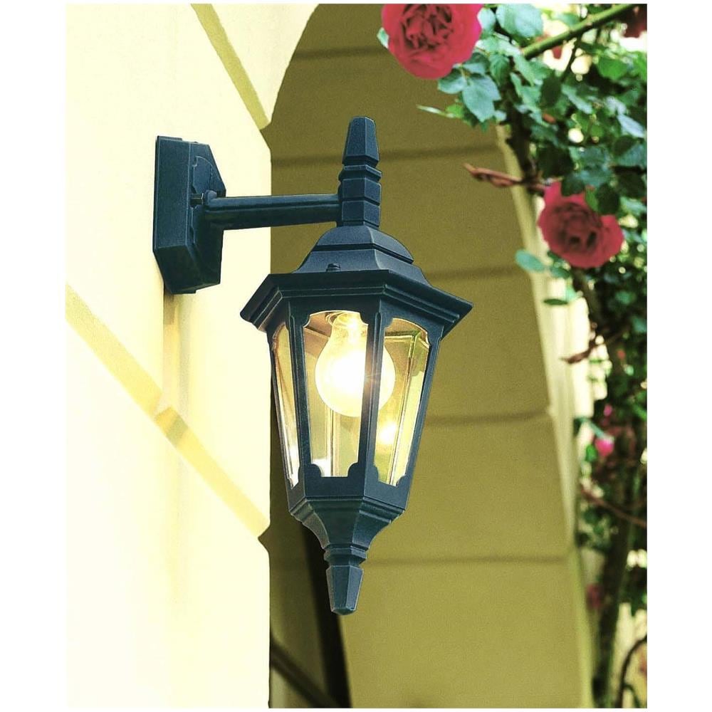 Lanterna Da Parete Per Esterni 1 Luce Con Luce Nera Ip44, Attacco E27 - Foto 2