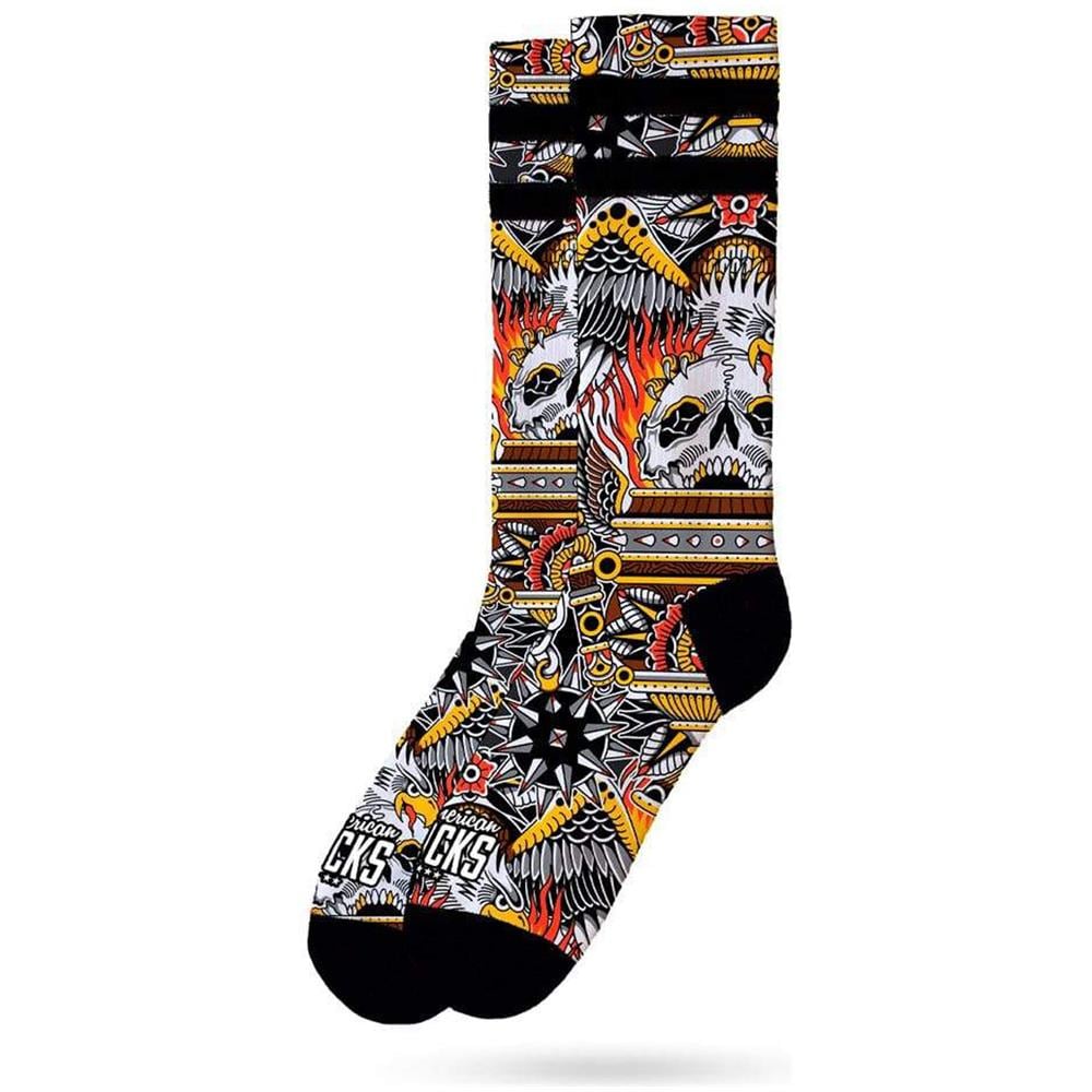 Unisex Adults Socks Eagle Of Fire - S /m - Foto 1