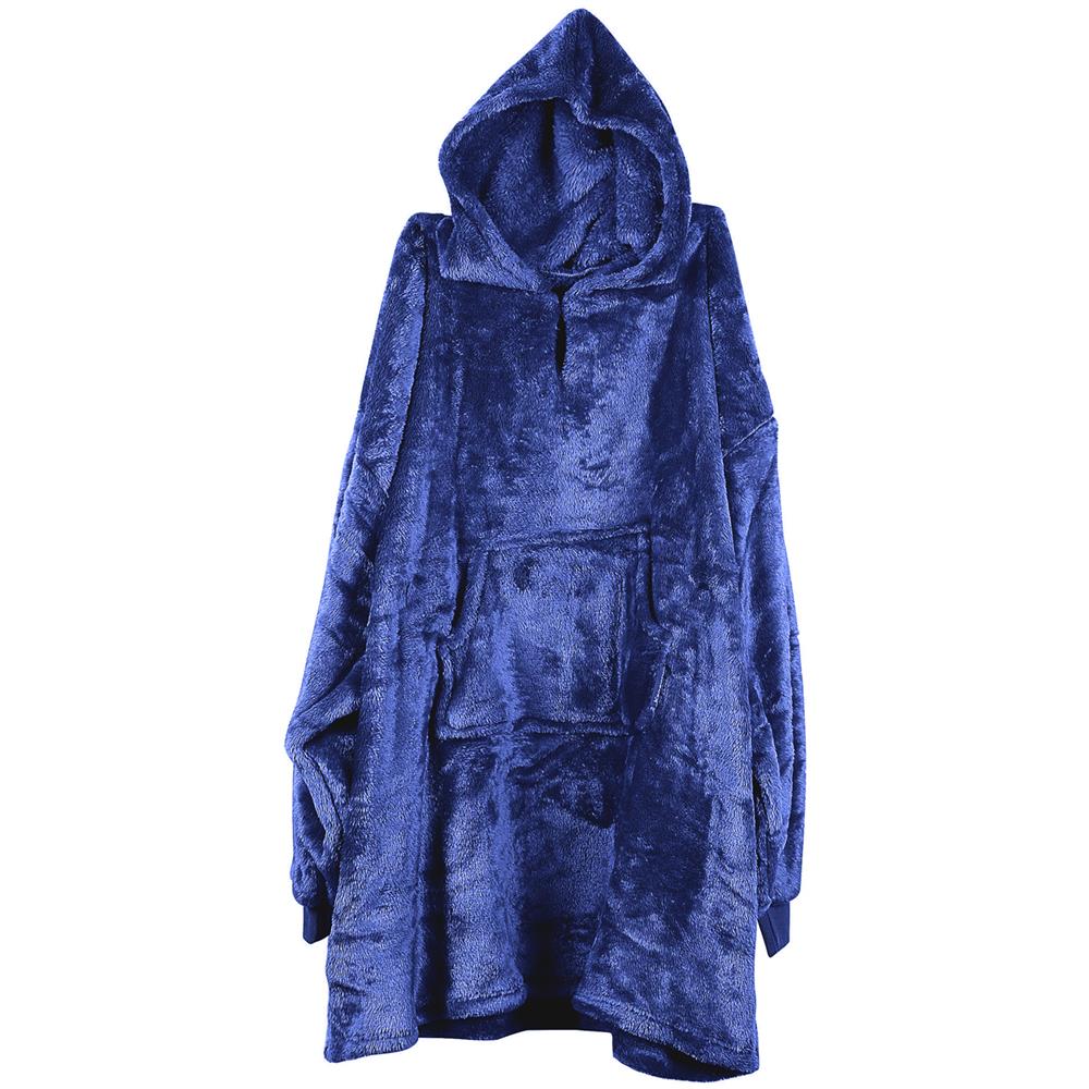 Coperta Indossabile 95x95cm Fluffi Blu Blu - Foto 1