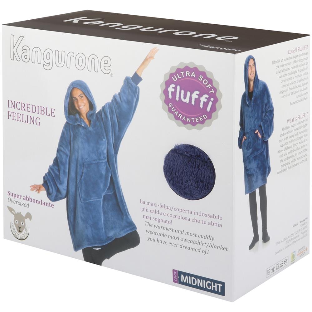 Coperta Indossabile 95x95cm Fluffi Blu Blu - Foto 6