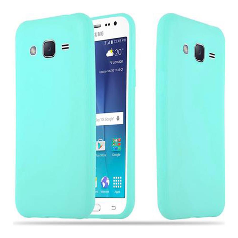 Custodia Compatibile Con Samsung Galaxy J2 2015 In Candy Blu - Coperchio Protettivo In Silicone Tpu Flessibile - Foto 1
