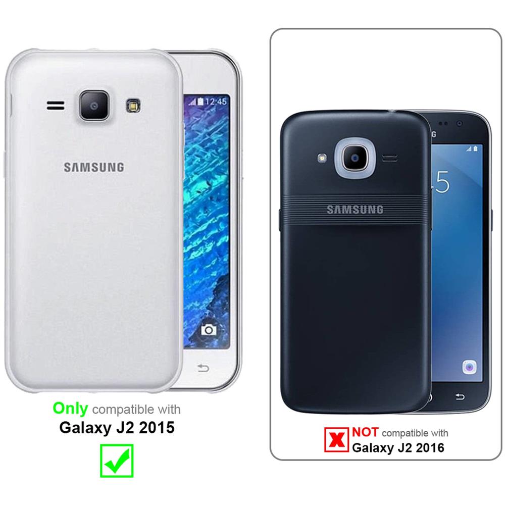 Custodia Compatibile Con Samsung Galaxy J2 2015 In Candy Blu - Coperchio Protettivo In Silicone Tpu Flessibile - Foto 2