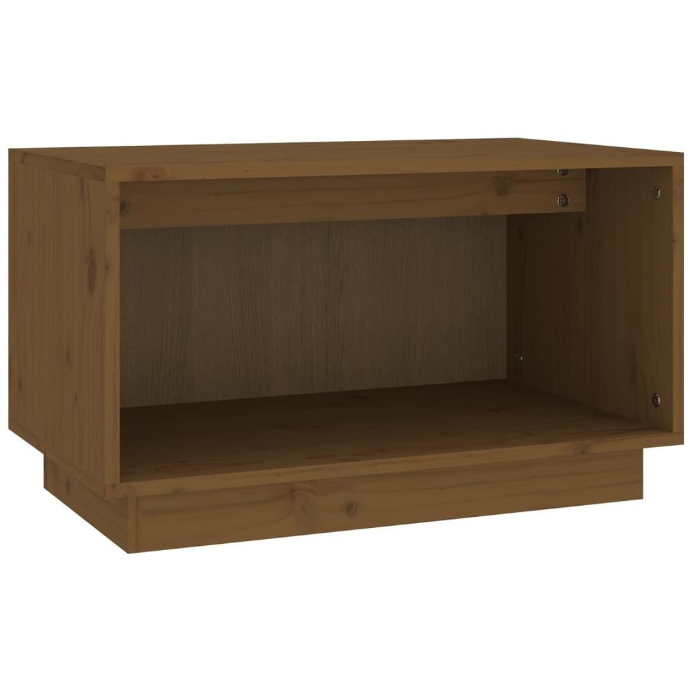 Mobile Porta Tv Miele 60x35x35 Cm In Legno Massello Di Pino - Foto 1