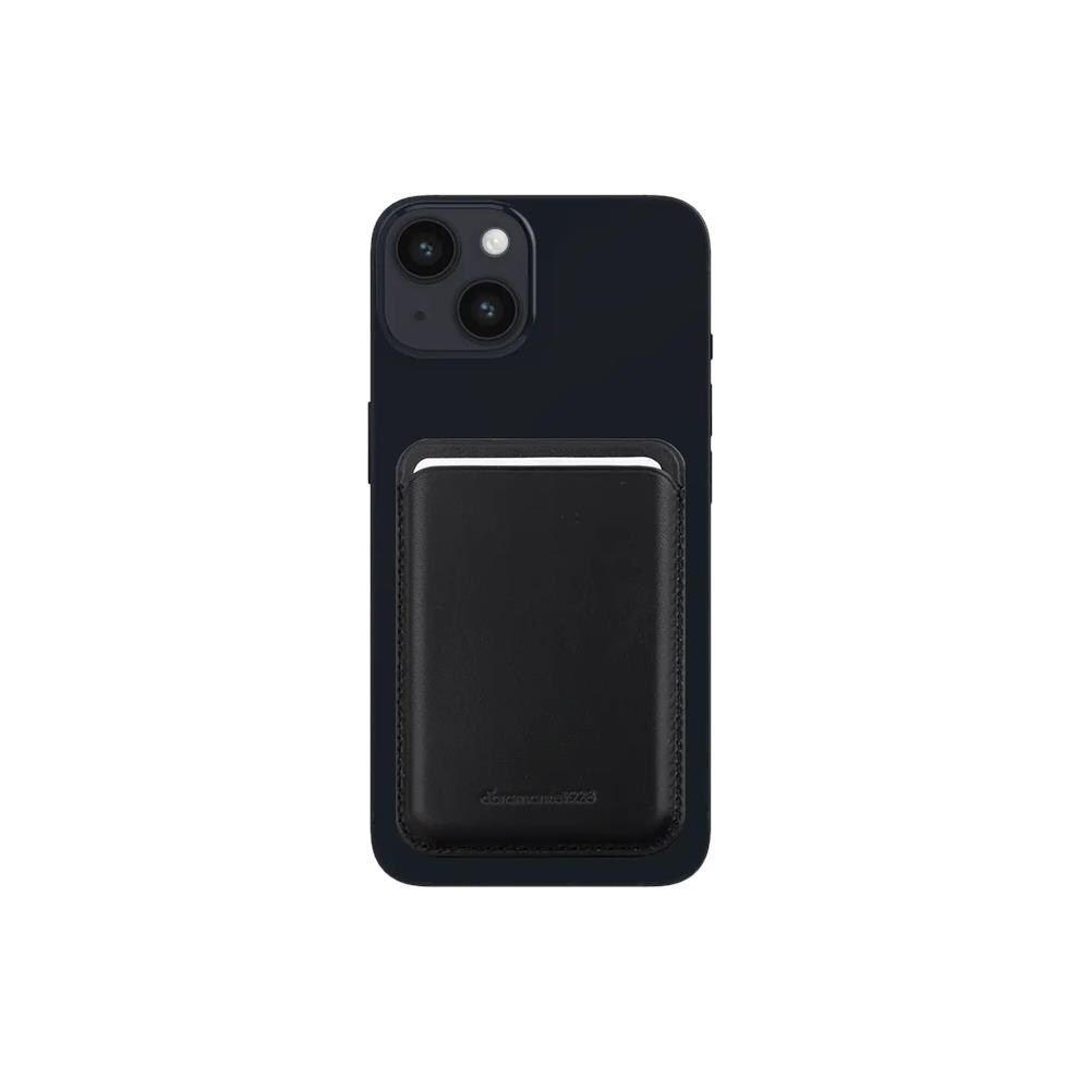 Porta Carte di Credito in Pelle Compatibile Magsafe - Nero - Foto 7