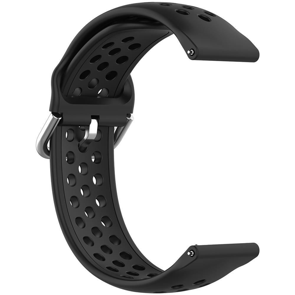 Cinturino Per Orologio Da Polso Sportivo In Tinta Unita Per Samsung Galaxy Watch 20mm Black - Foto 1