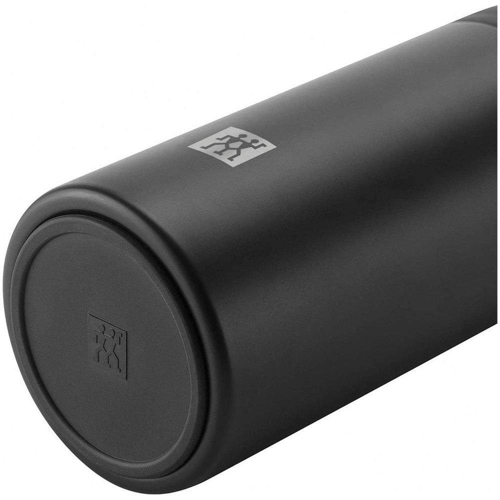 Thermo (39500-514-0) Caraffa Termica Con Tazza 1 Litro Acciaio Inossidabile Nero - Foto 2