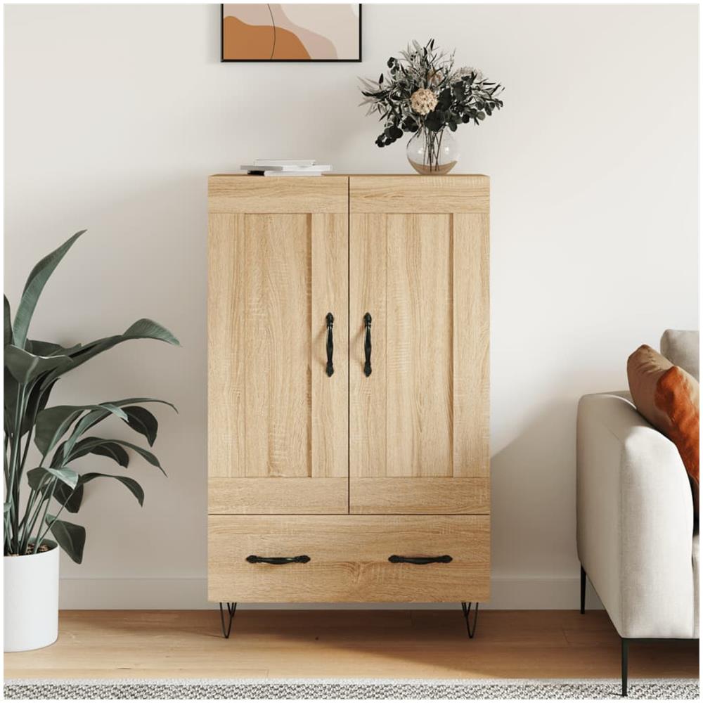 Credenza Rovere Sonoma 69,5x31x115 Cm In Legno Multistrato - Foto 1