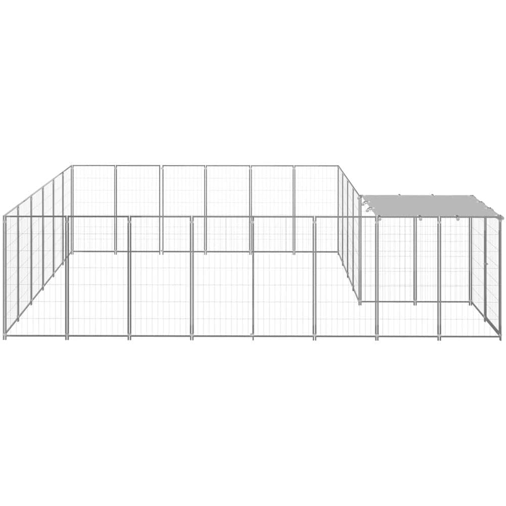 Gabbia Per Cani Argento 12,1 M In Acciaio - Foto 3