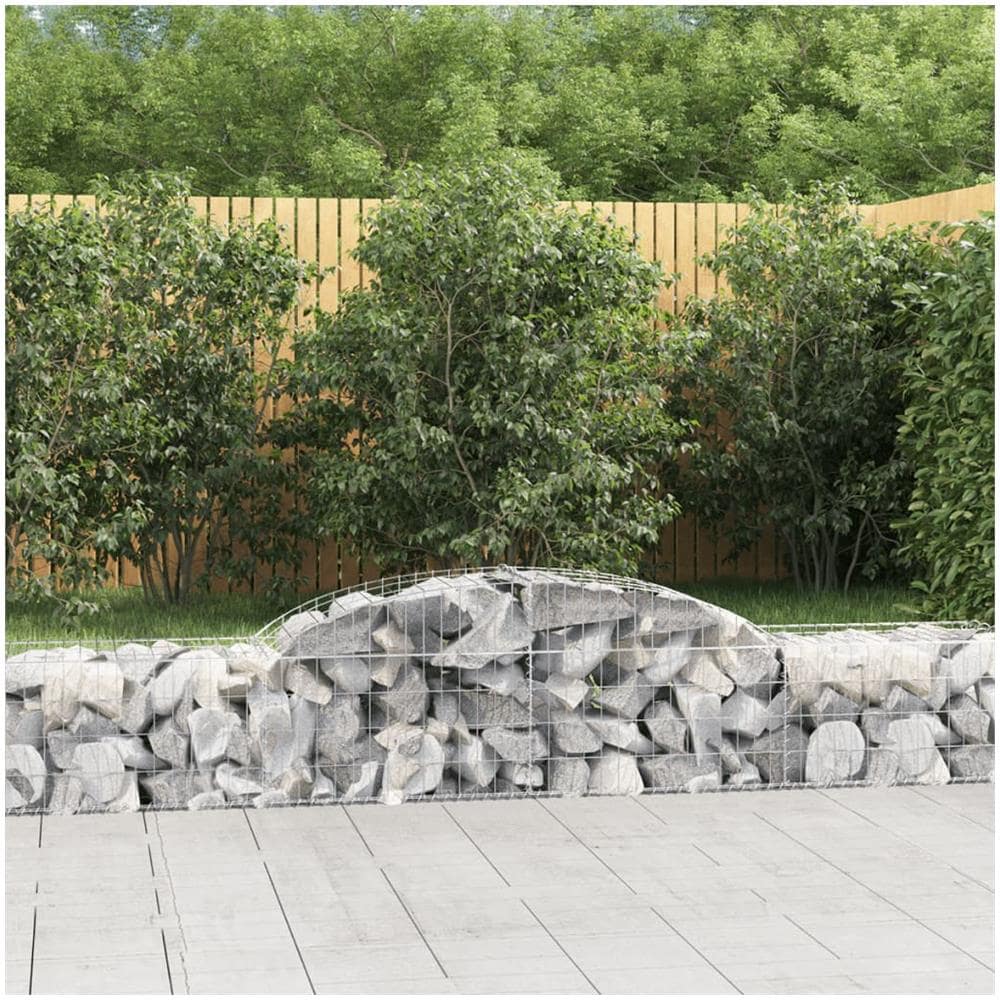 Cesti Gabbioni Ad Arco 17 Pz 300x50x40/60 Cm Ferro Zincato - Foto 1