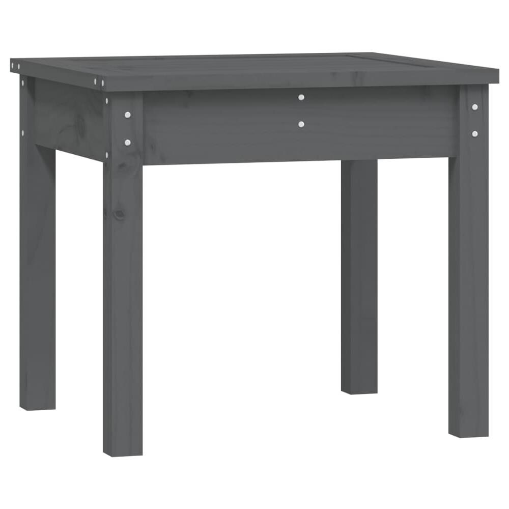 Panca da Giardino Grigia 50x44x45 cm Legno Massello di Pino - Foto 2