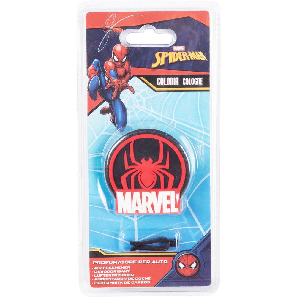 Profumatore Deodorante Per Auto Da Aeratore Spiderman Al Gusto Di Colonia, Profumo Uomo Ragno Supereroe - Foto 3