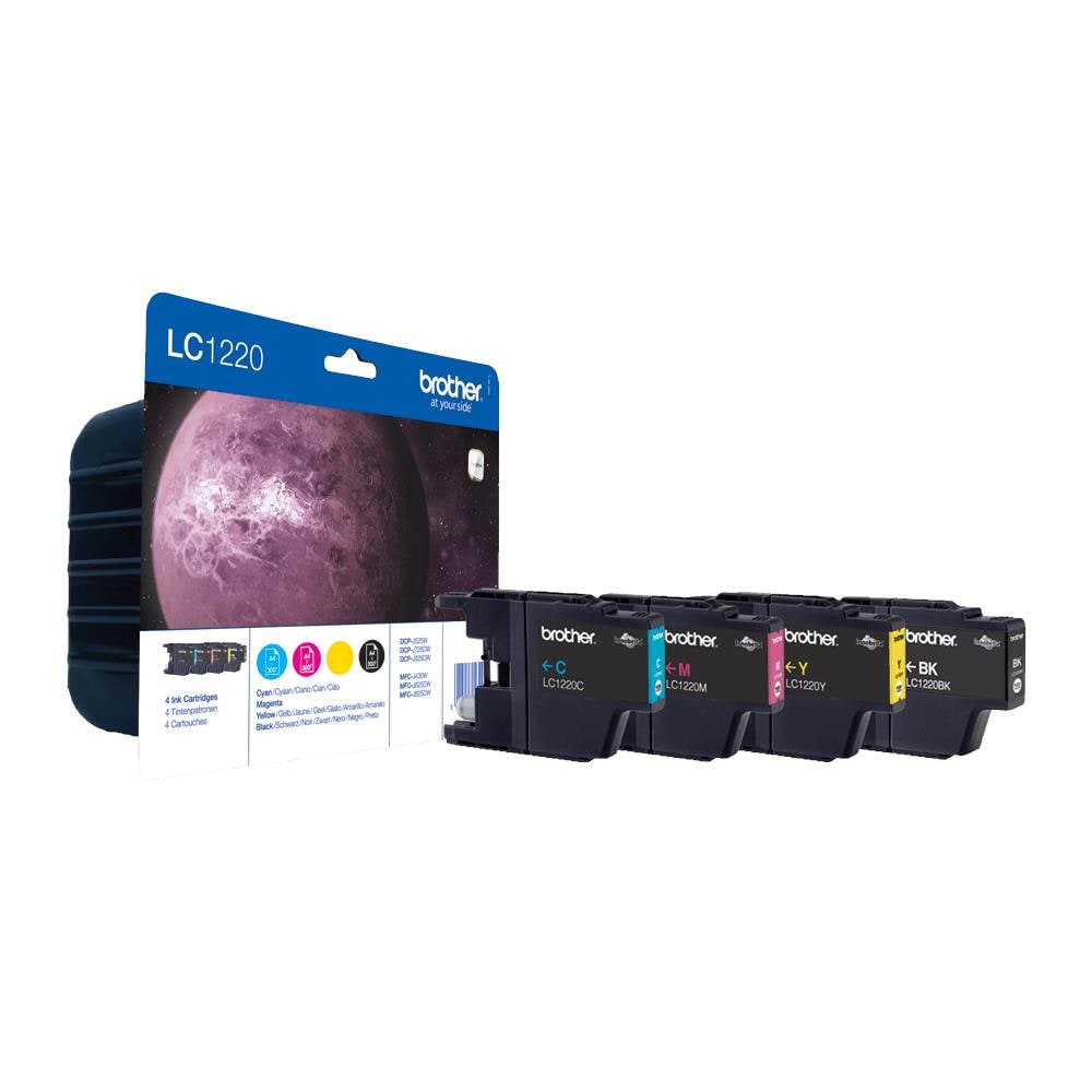 LC-1220VALBPDR cartuccia d'inchiostro 4 pz Originale Nero, Ciano, Magenta, Giallo - Foto 1