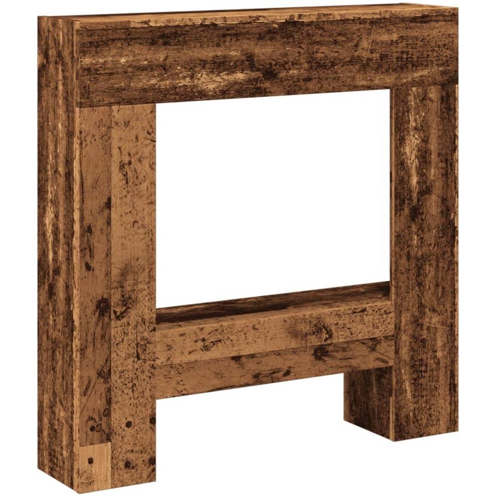 Cornice per Camino Legno Antico 81x18x82 cm in Truciolato - Foto 1