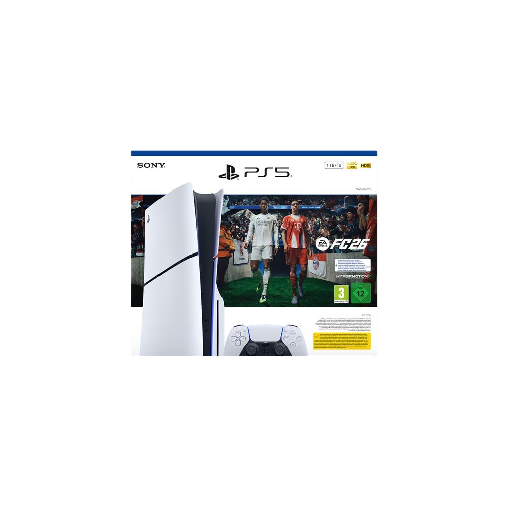 PlayStation 5 + EA Sports FC 26 Bundle 1 TB Wi-Fi Nero, Bianco - Foto 1
