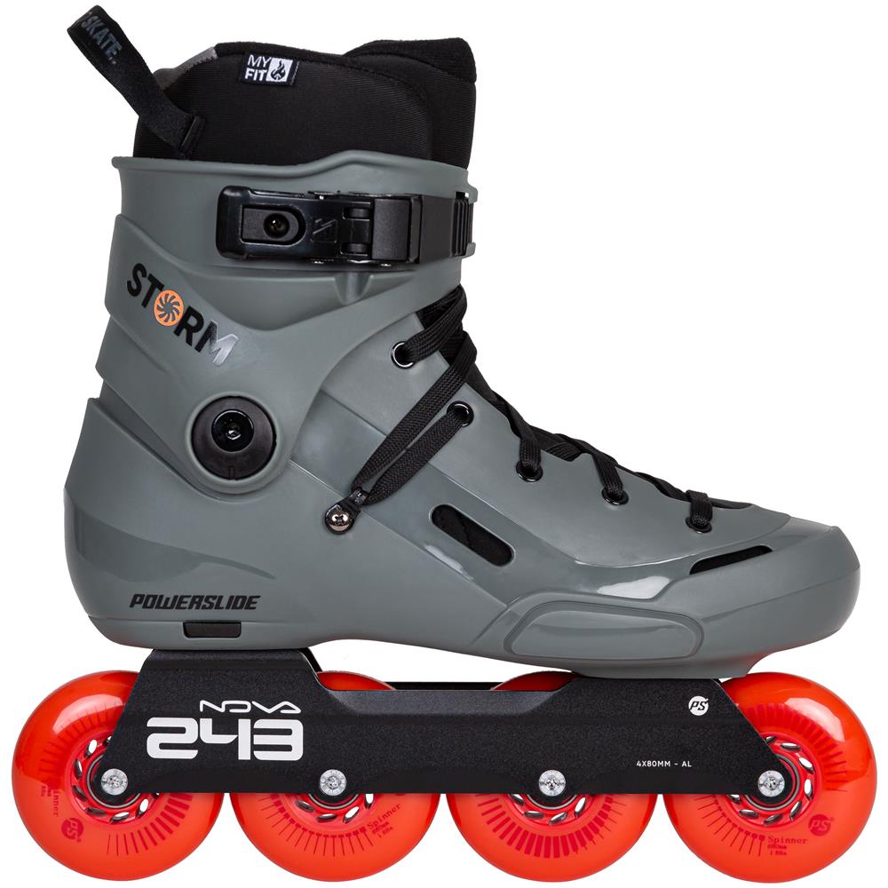 Pattini in linea Storm Meteor 80 (grigi, 45-46) - Foto 1
