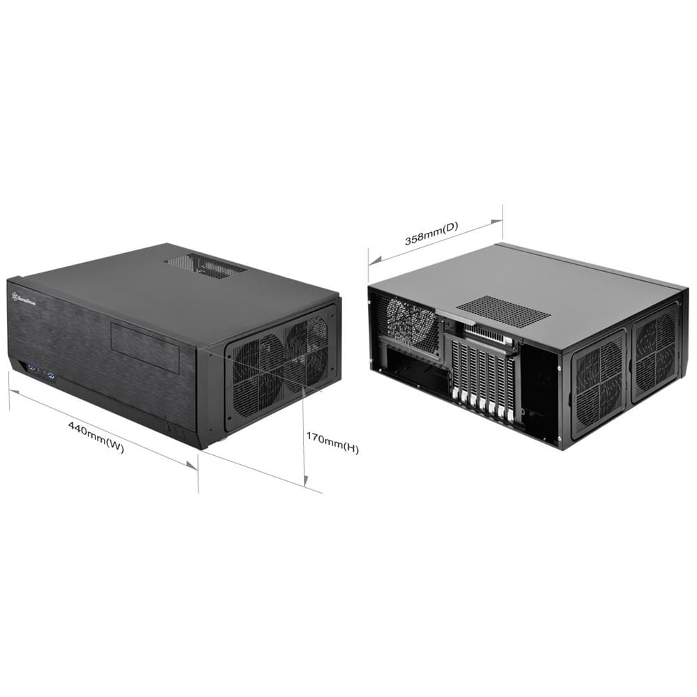 Case Grandia ATX / Micro-ATX / Mini-ITX / SSI-CEB Nero - Foto 7