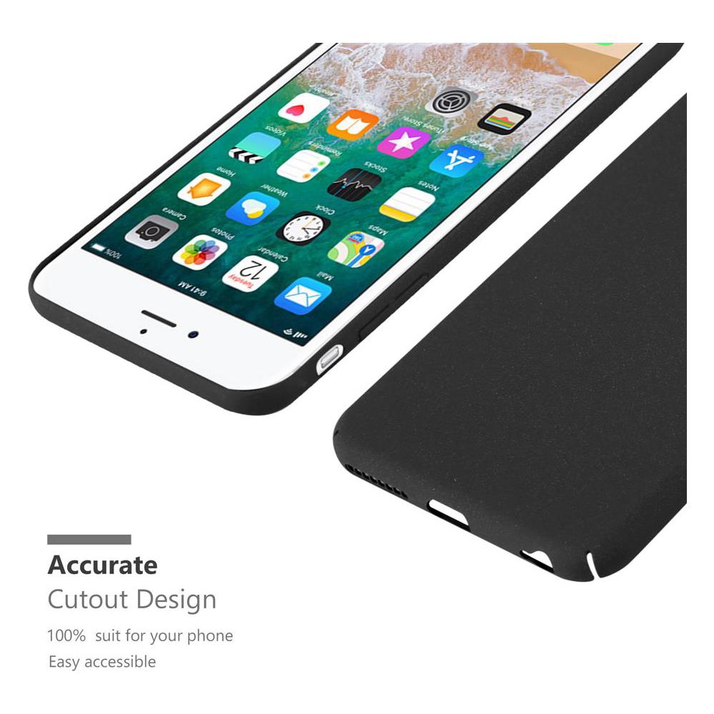 Custodia Per Apple Iphone 6 Plus / iphone 6s Plus In Frosty Nero - Rigida Cover Protettiva Sottile Con Bordo Protezione - Back Hard Case Ultra Slim Bumper Antiurto Guscio Plastica - Foto 6